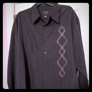 CEZANI LONG SLEEVE BUTTON DOWN SHIRT